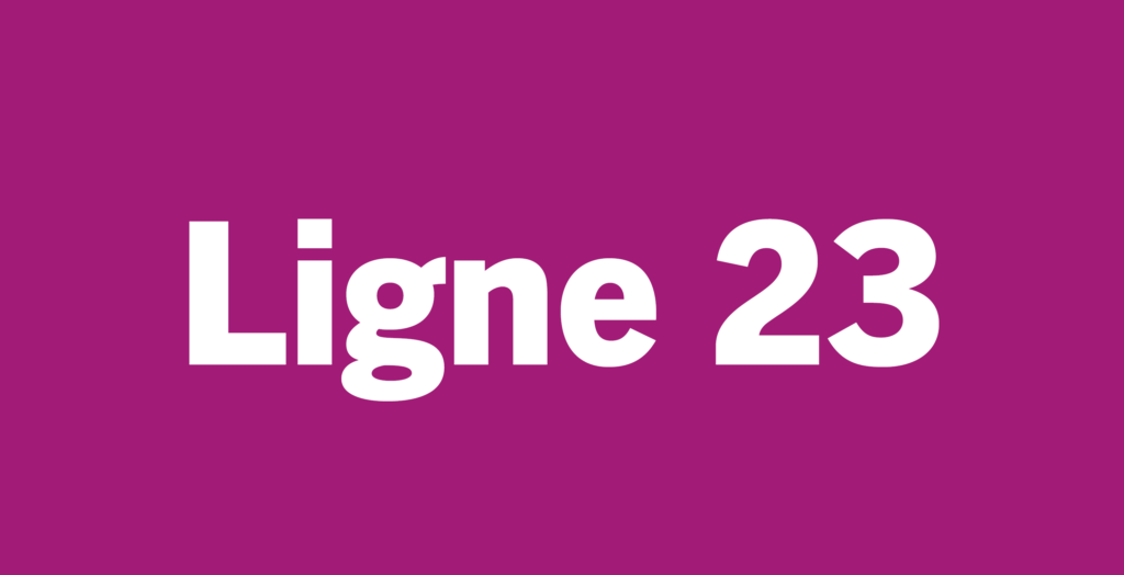 Lien vers la fiche horaire de la ligne 23 Kicéo, ligne périrubaine