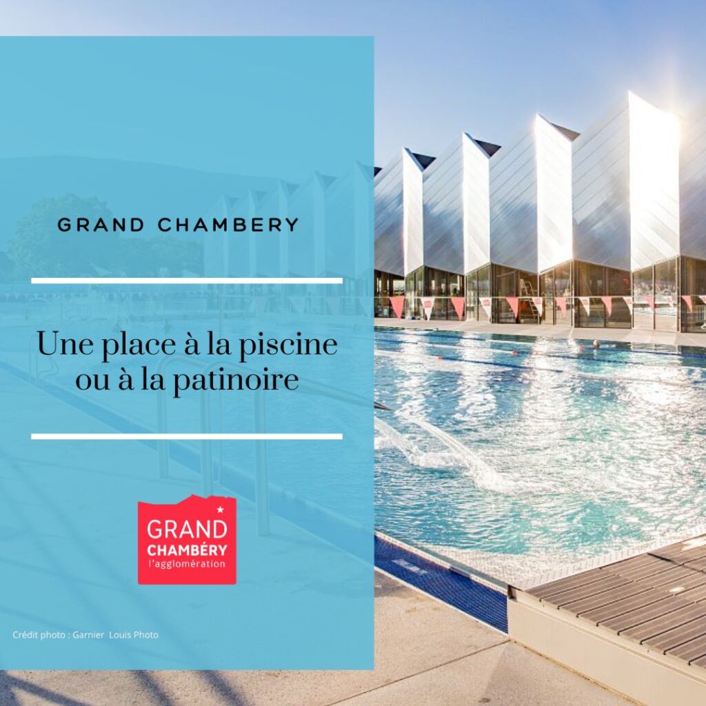 Visuel indiquant que dans le cadre du défi sans ma voiture : une entrée piscine ou patinoire offerte