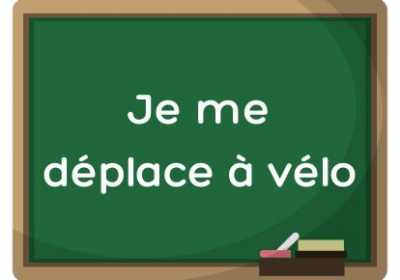 Je me déplace à vélo