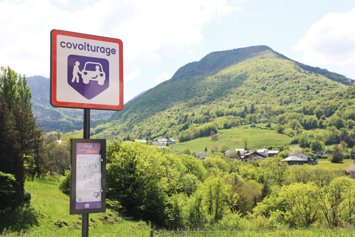 Nouvelle ligne covoiturage spontané Montagnole - Crédit photo Grand Chambéry