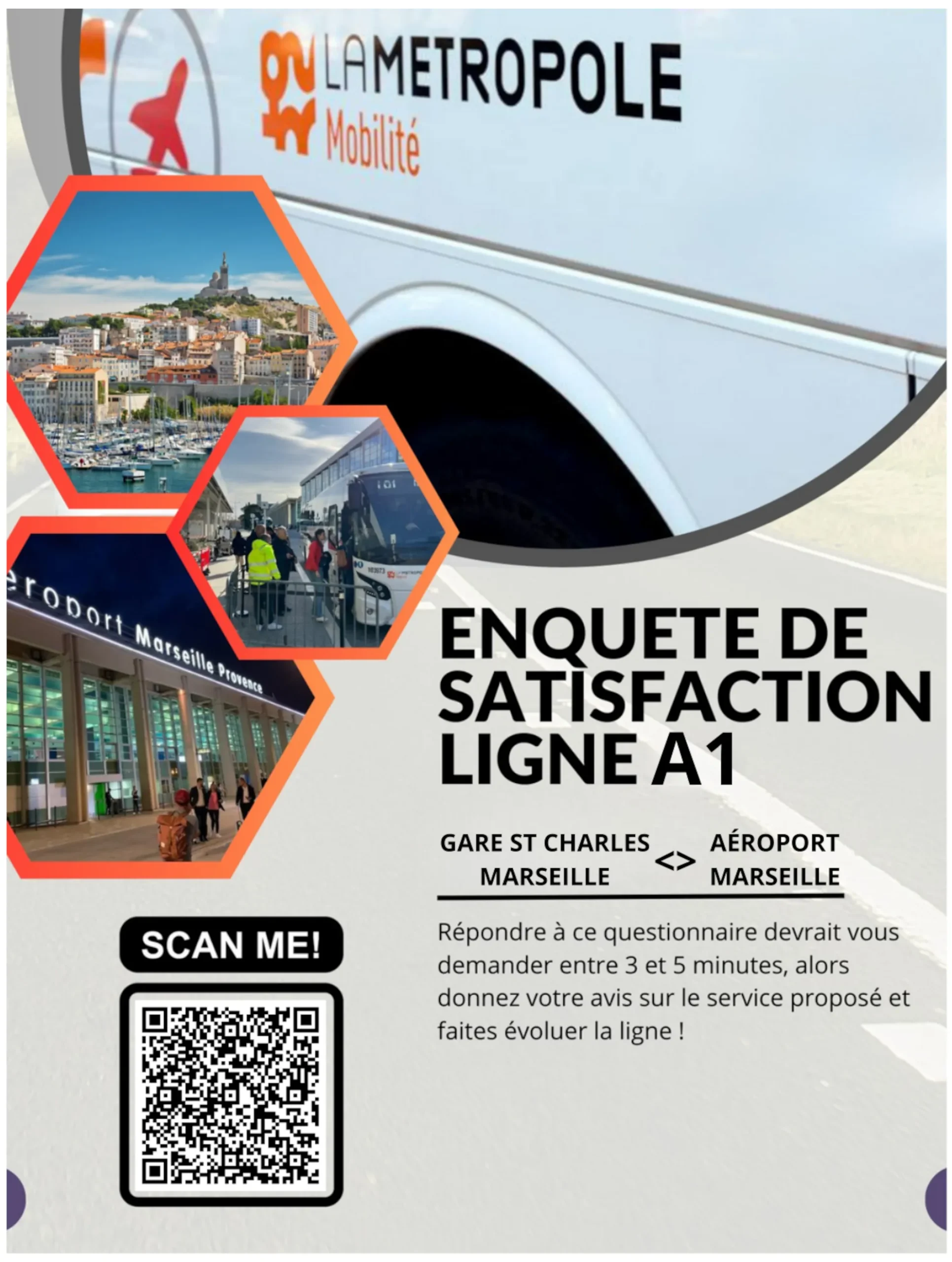 Enquête de satisfaction Ligne A1