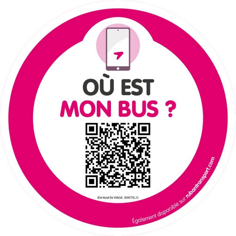 Qr Code Magic Bus QR code « Où est mon bus ? » - Ruban - Votre réseau de transport