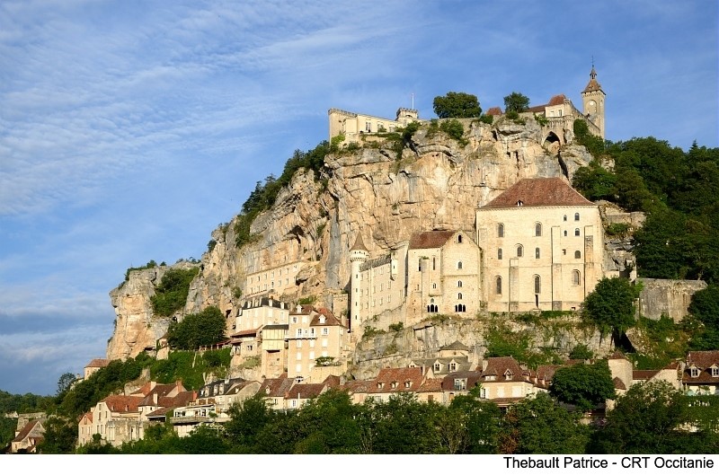 RMP0035739 Rocamadour, la Cité médiévale accrochée à sa falaise (46)