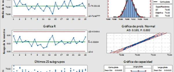 Especialización en Control y Mejora de Procesos con Minitab y Lean Six Sigma