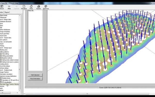 Especialización en Diseño y Simulación de Voladura Superficial con Software Minero