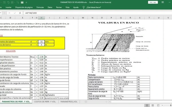 Especialización en Excel Aplicado a Minería Superficial