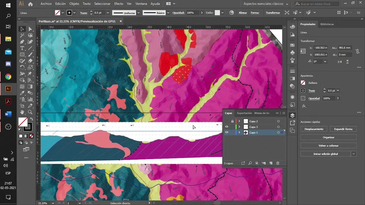 Especialización en Adobe Illustrator y Photoshop en Geología