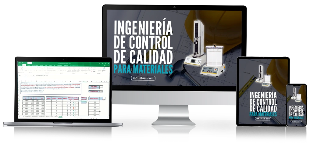 Especialización en Ingeniería de Control de Calidad para Materiales en Obras con MS Excel