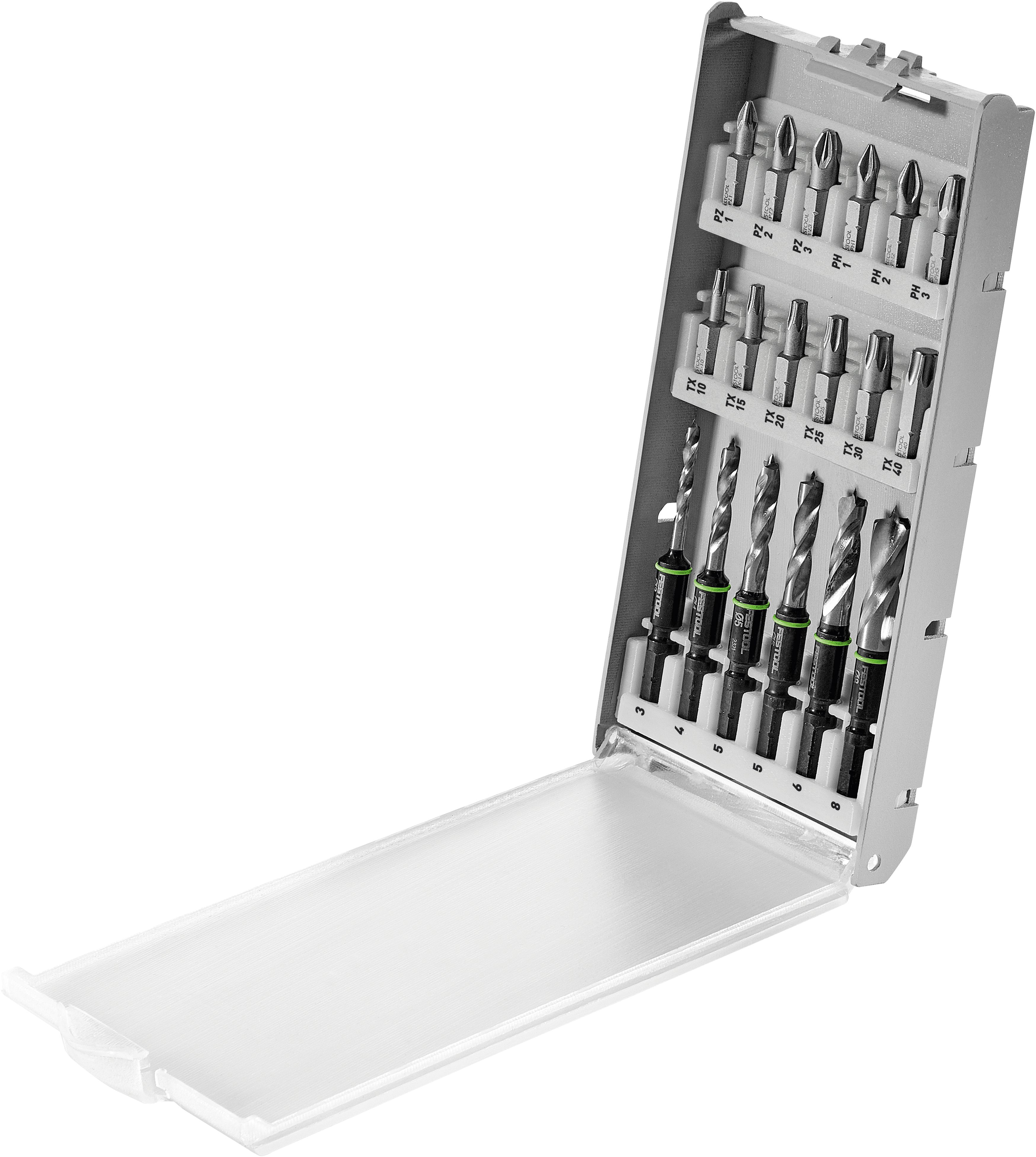 Festool Bita- og tréborasett D3-8 577395