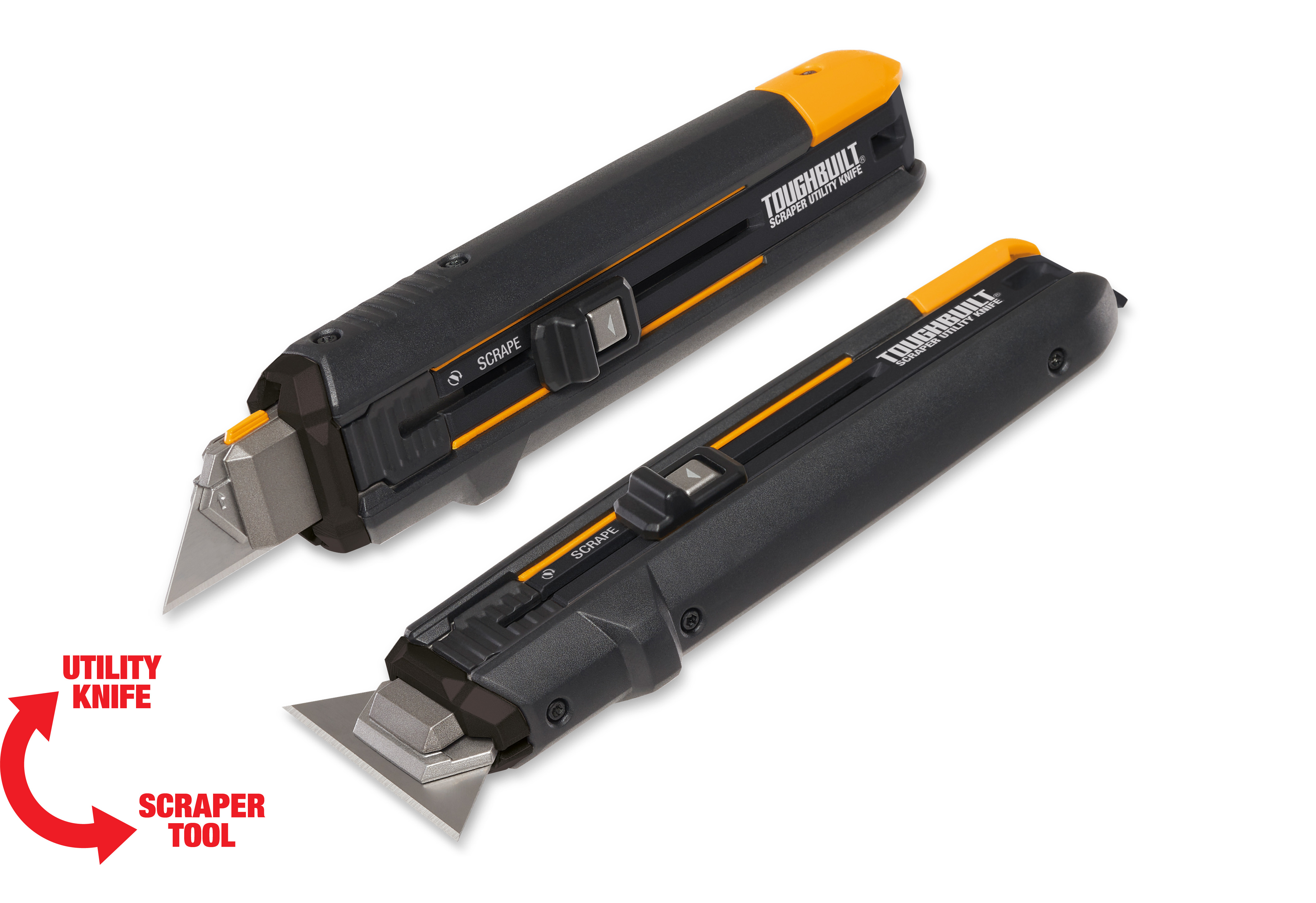 Toughbuilt Scraper Utility Knife + 5 Blades