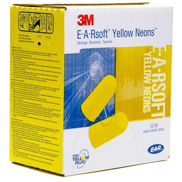 3M Eyrnatappar gulir 250stk í pakka