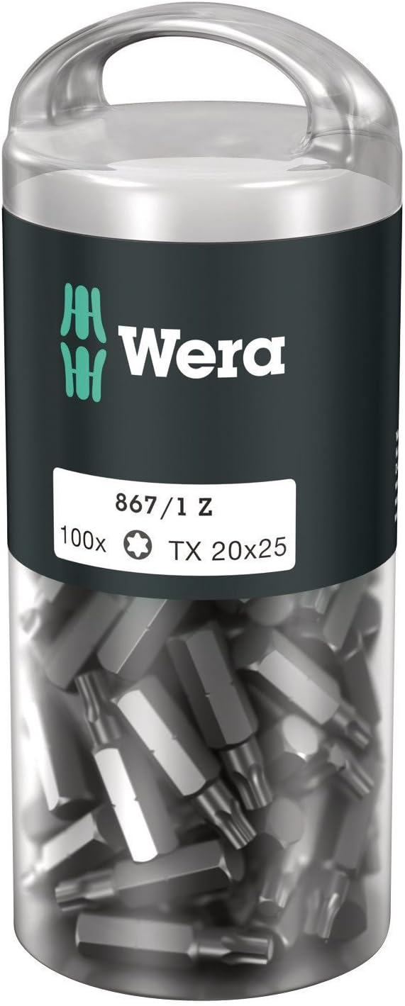 Wera bitar TX 20x25mm 867/1 100 stk