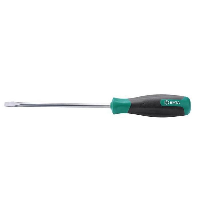 SATA Dual Material Soft Grip Skrúfjárn Mínus 5x75