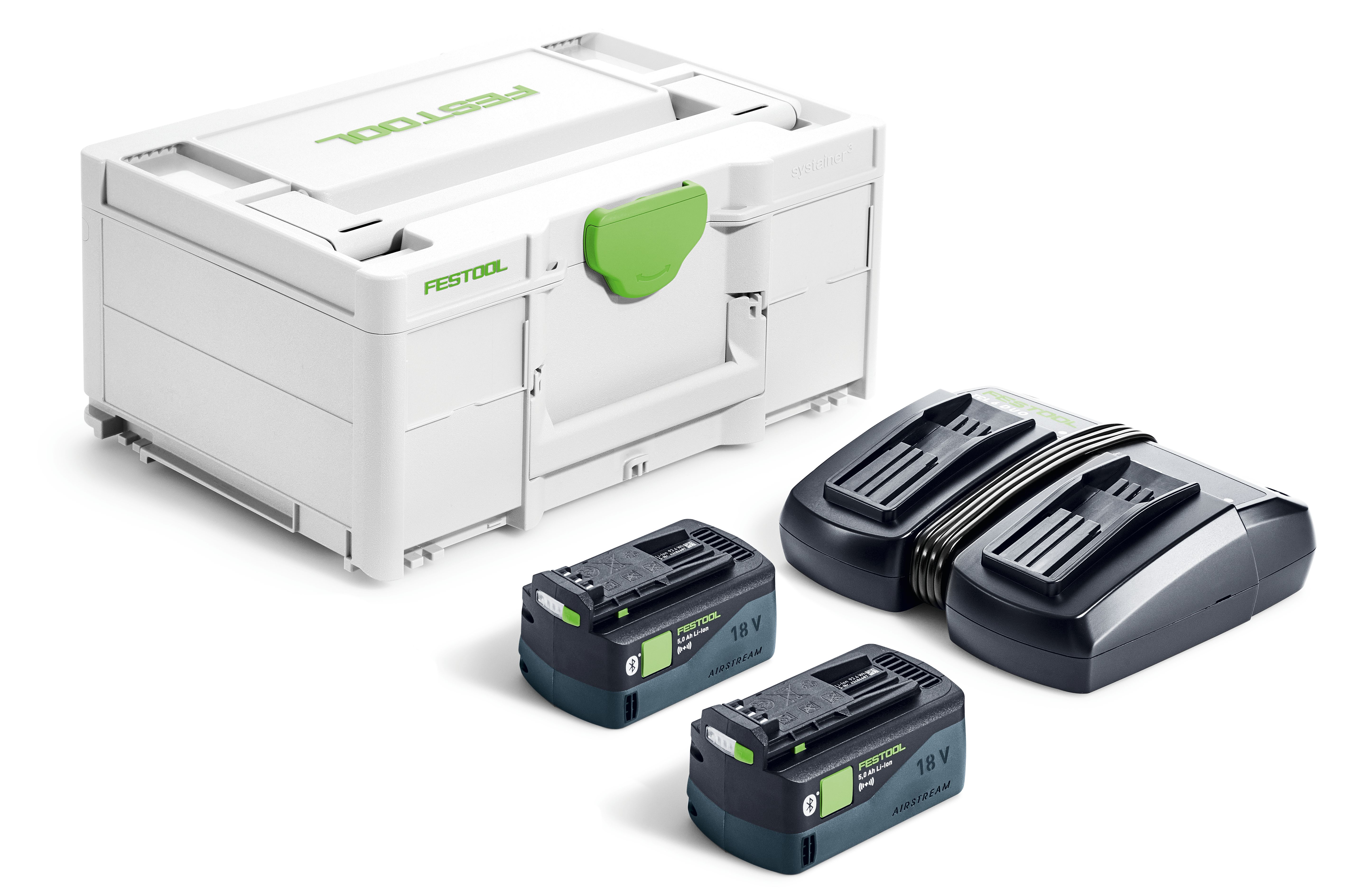 Festool Rafhlöðusett 18V 2x5.0/TCL 6 DUO 577707