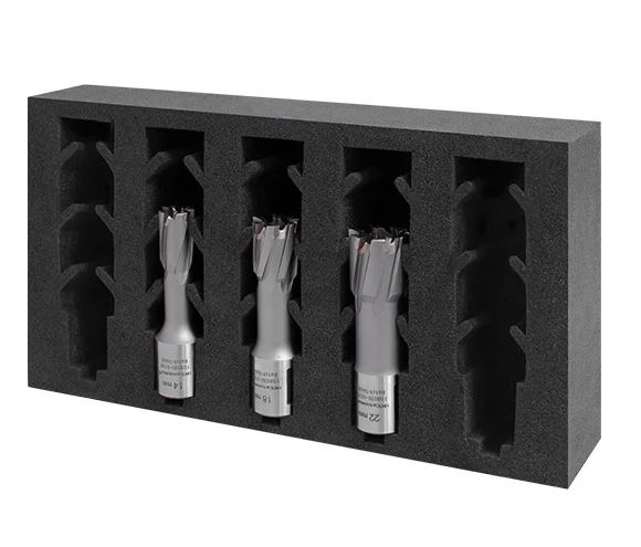 HMT CarbideMax 40 TCT Cutter Set 14,18,22mm+2pilots