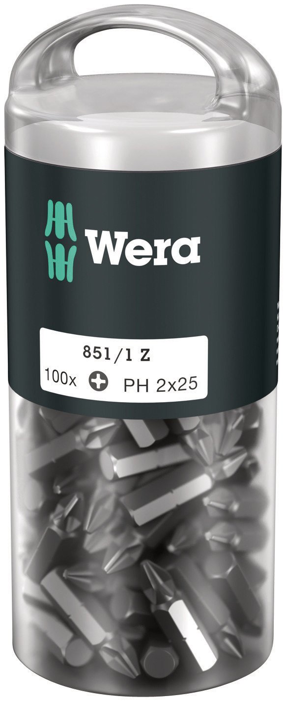 Wera Bitar 851/1 Z Phillips, PH 2 x 25 mm 100stk