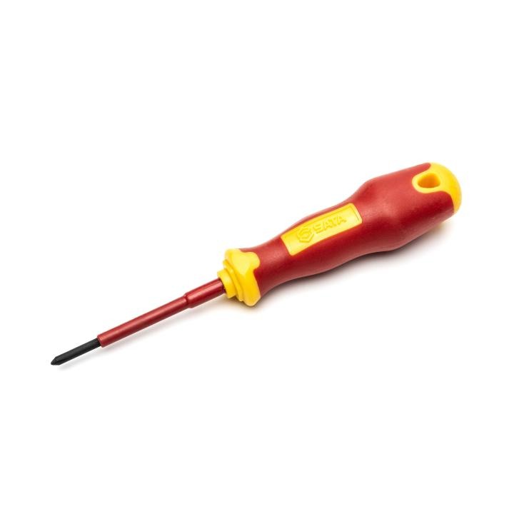 SATA T-Series VDE Insulated Skrúfjárn - Phillips #0x60mm