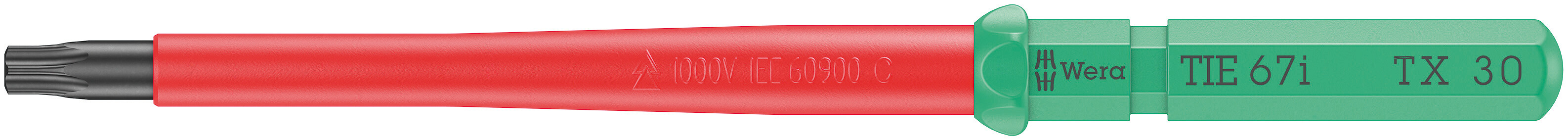 Wera VDE 67 i Skrúfjárnaendi 1000V TX30