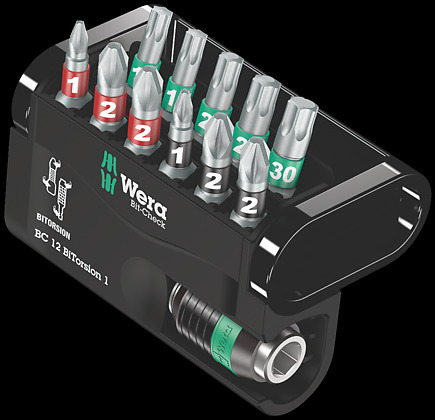 Wera 12 Stk. Bitasett BiTorsion 1 SB