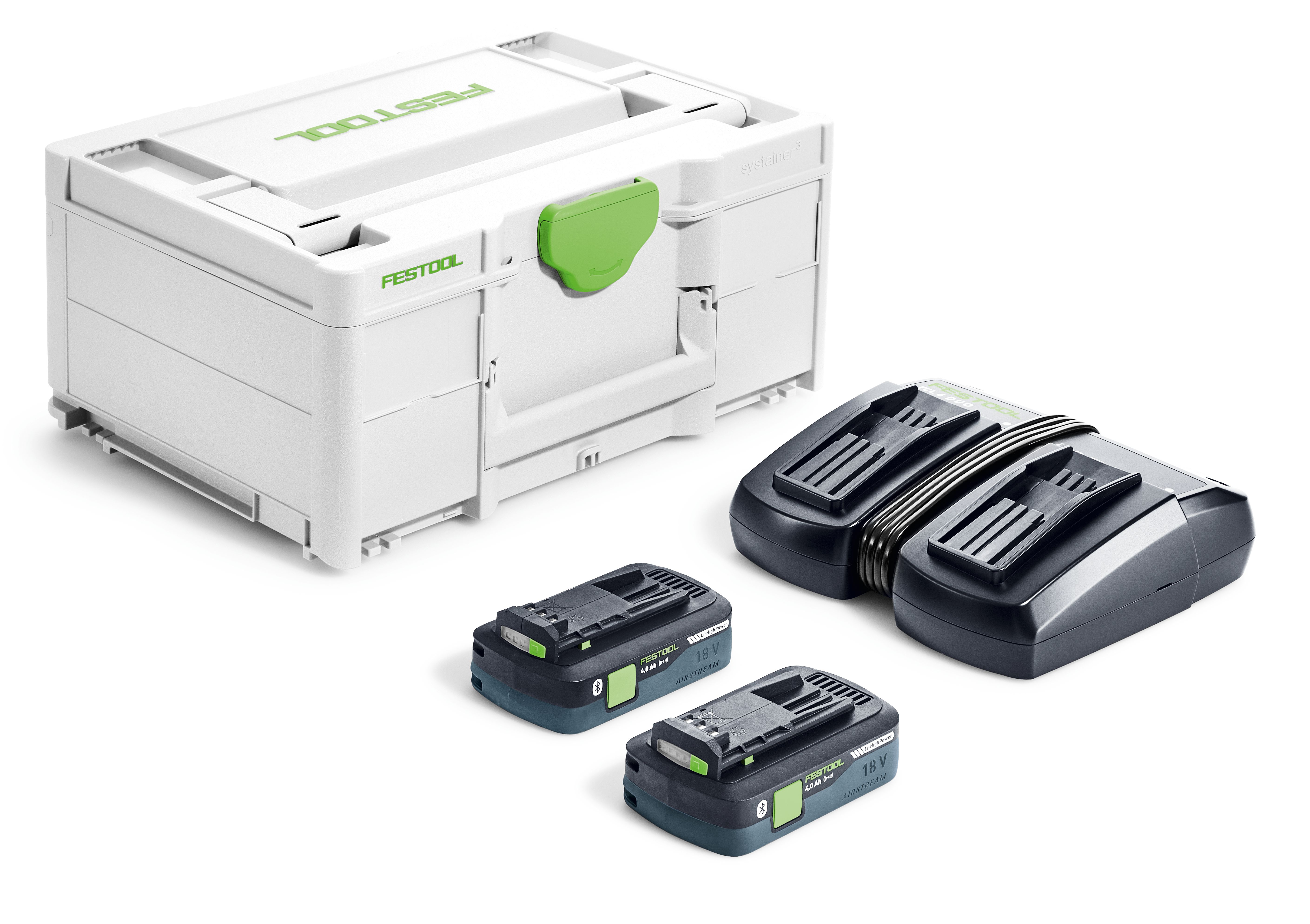 Festool Rafhlöðusett SYS 18V 2x4.0/TCL 6 DUO 577109