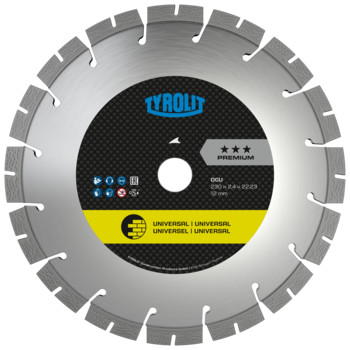 Tyrtolit Steinskurðarblað Universal 125x2.4 34425401