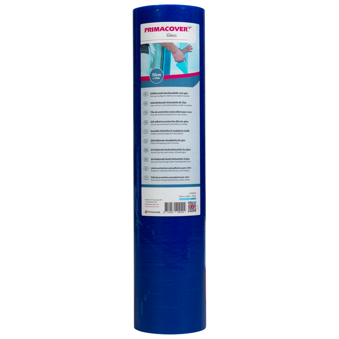 PrimaCover Glass Bláglært B100cm L100m 50μm