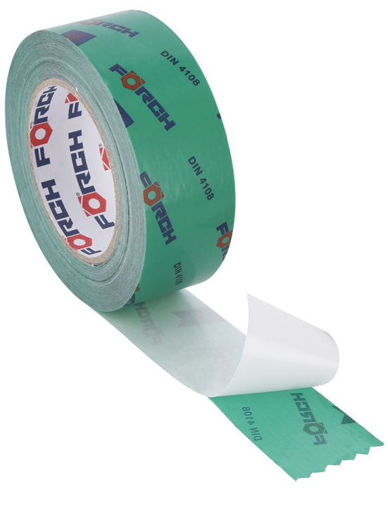 Förch Rakasperrutape Grænt 50mm 25m