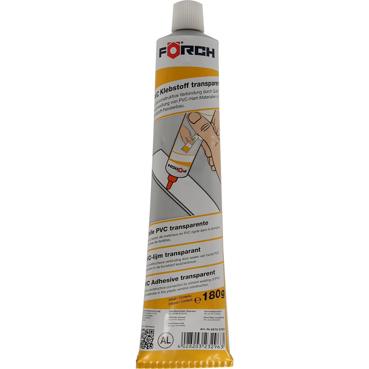 Förch PVC lím 180gr