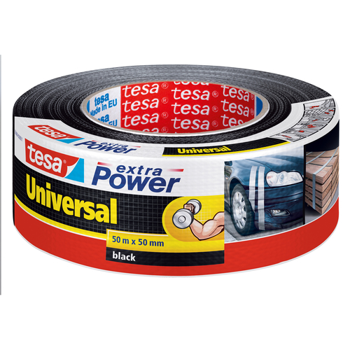 TESA svart 48mm x 50m Extra Power 56389-00001-05