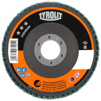 Tyrolit Flipaskífur 27A 125mm Ál Premium GR40 707011