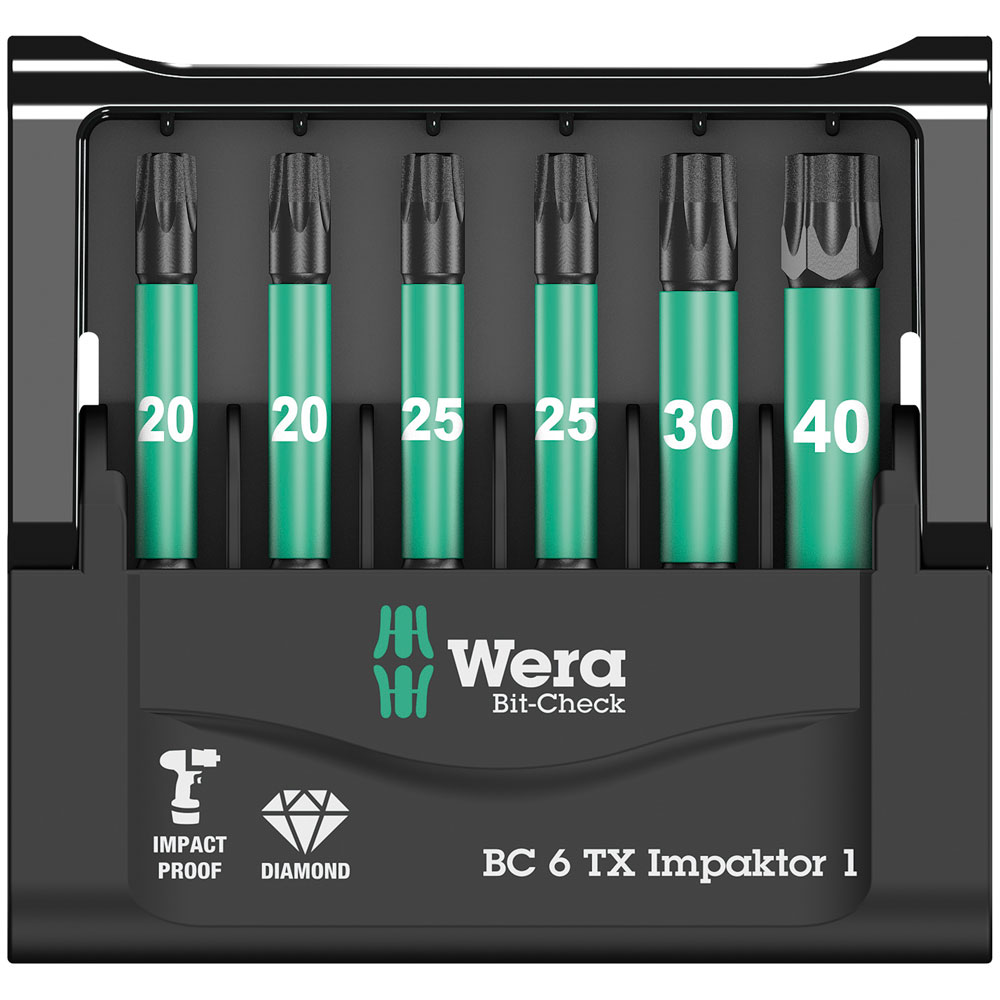 Wera Impaktor Torx Bitasett 6stk