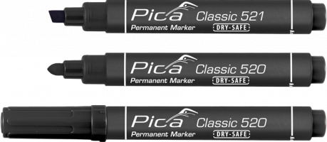 Pica 521/46 Marker 2-6mm Svartur