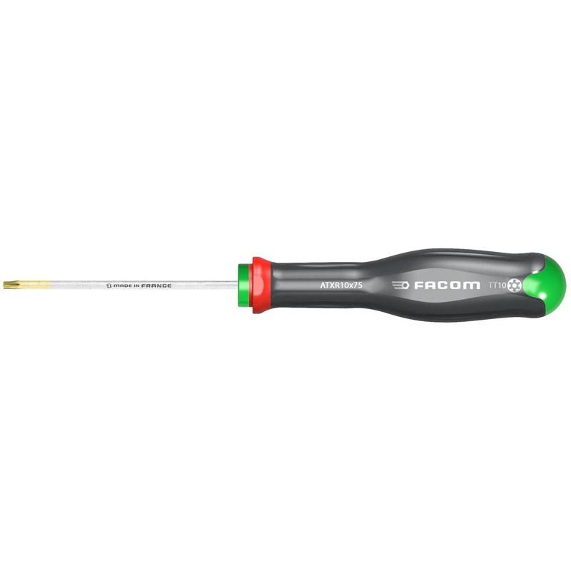 Facom ATXR10x75 Skrúfjárn Torx með gati