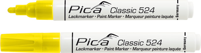 Pica 524/44 Lakkmerkipenni gulur 2-4mm