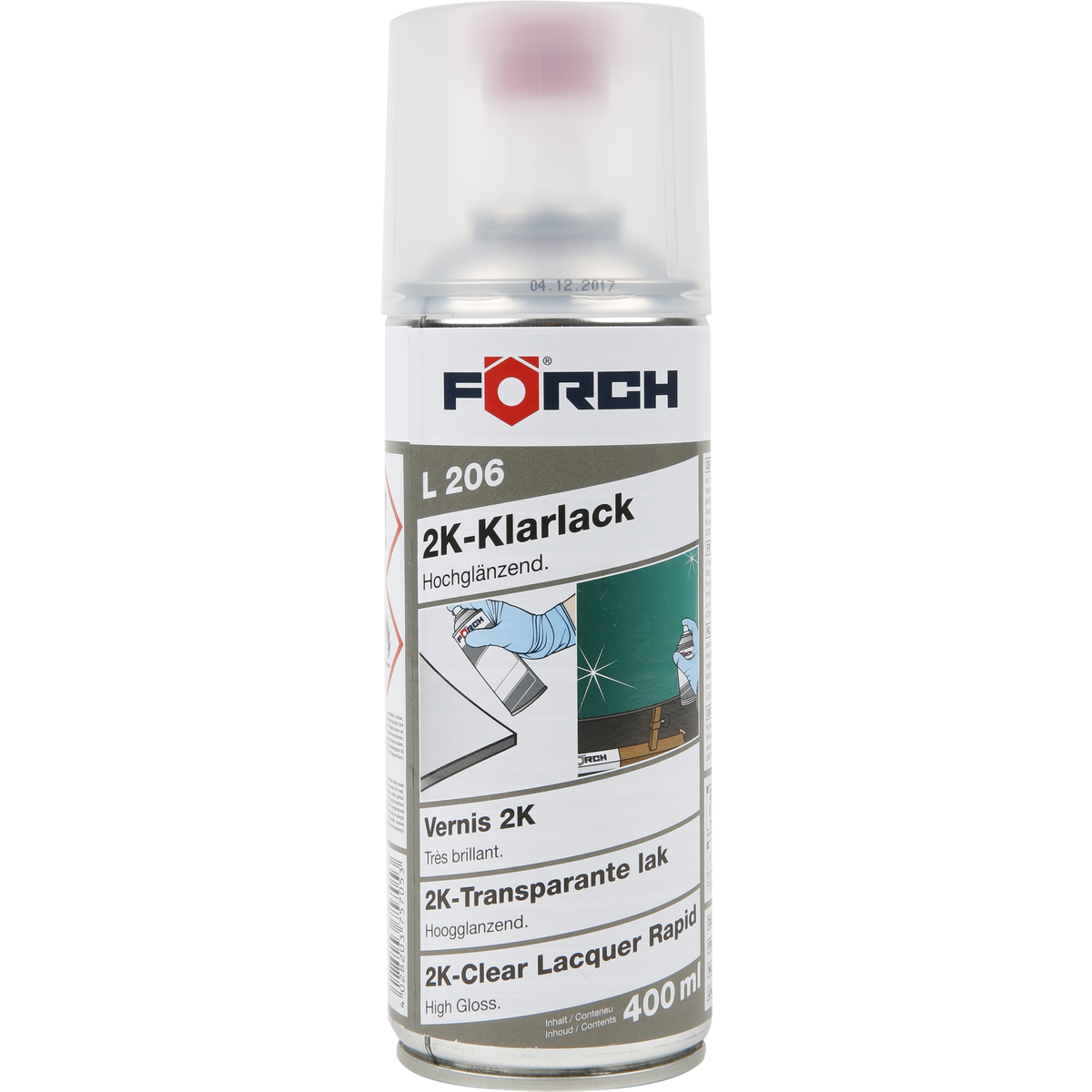 Förch L206 2K Glæra Háglans 400ml