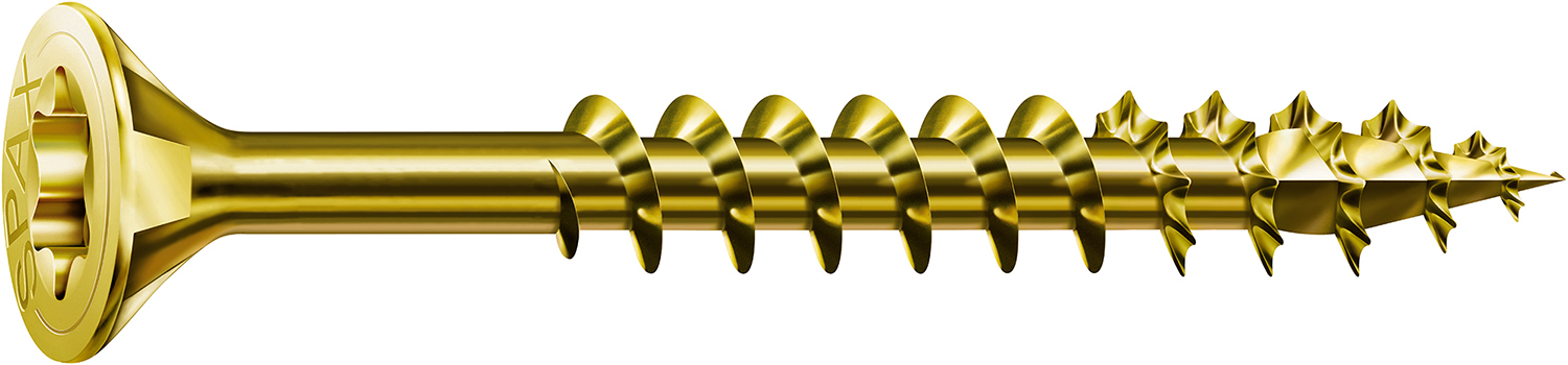 SPAX TRÉSKR.FH TORX T-STAR Gul/WIROX