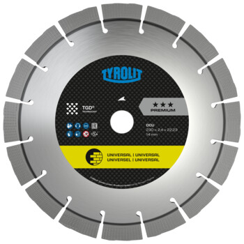 Tyrolit Skurðarblað 230x2.4x22.23 Universal DCU 34468871