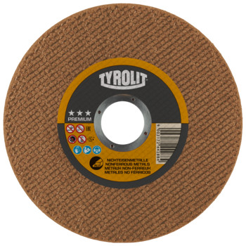 Tyrolit Skurðarskífa 125x1.0mm Ál Premium 34332822