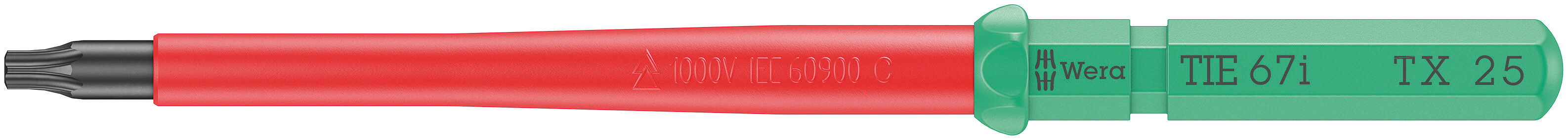 Wera VDE 67 i Skrúfjárnaendi 1000V TX25