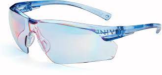 UNIVET Öryggisgleraugu 505U Blá Solar Blue Mirror