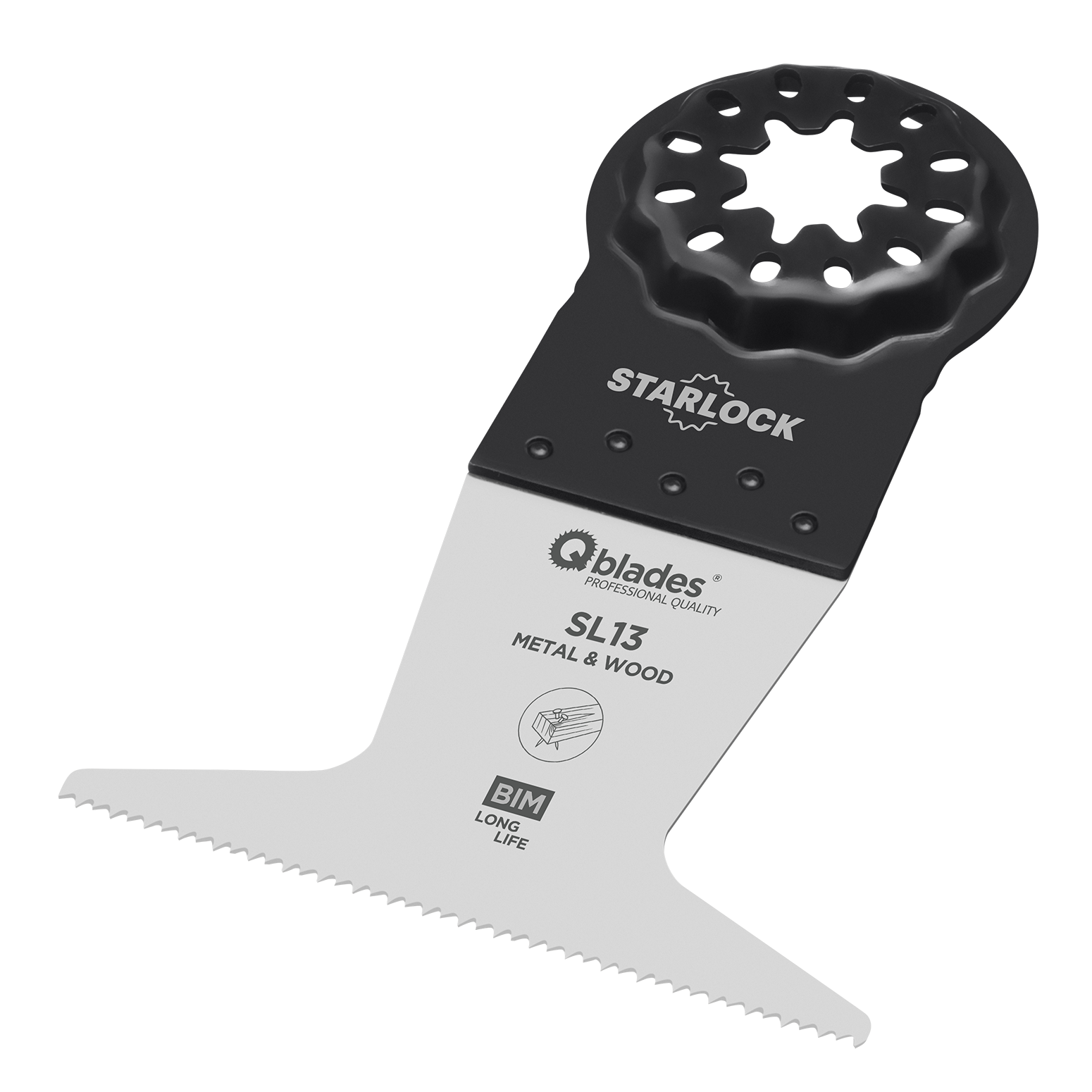 Qblades SL13 Fjölsagarblað 65x50mm Bi-Metal 10+1 stk