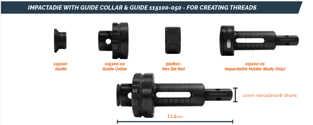 HMT VersaDrive ImpactaDie Guide Collar Haldari