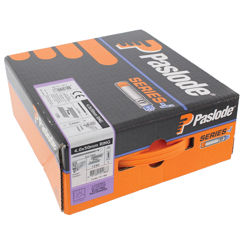 Paslode Kambsaumur 4.0x50 HG með gasi 1250/pk 141188