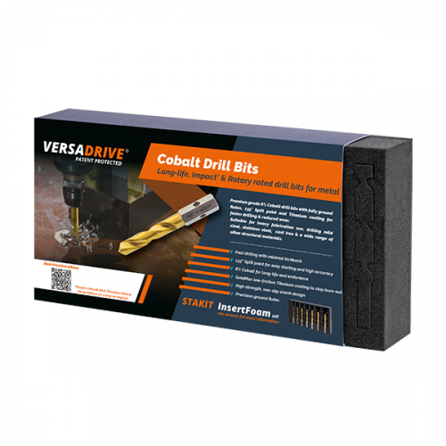 HMT VersaDrive Kóbalt borasett 5-10.2mm