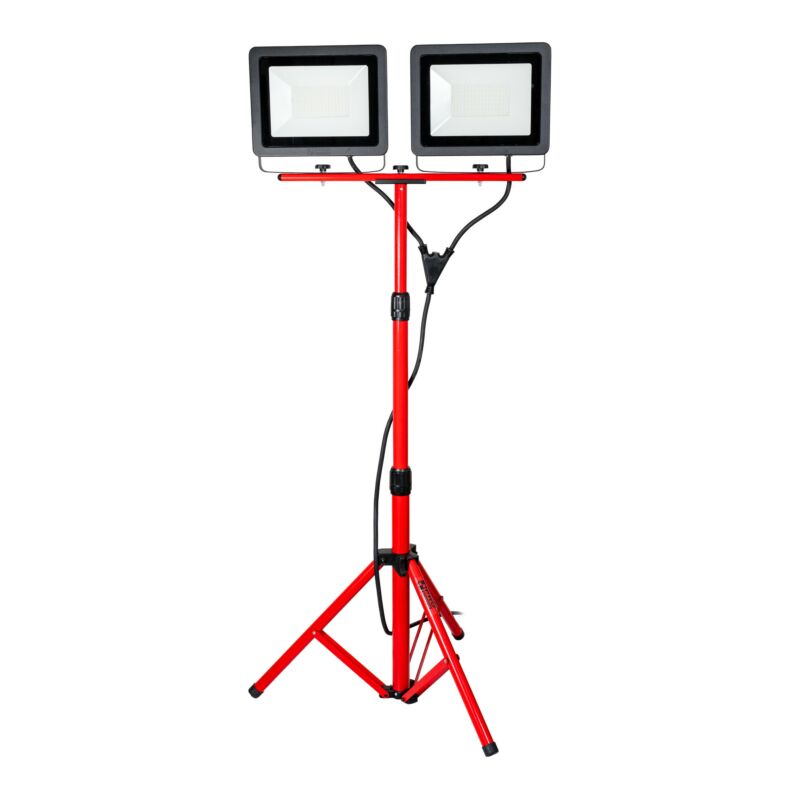 Pro ljós LED með þrífæti IP65 2x100W