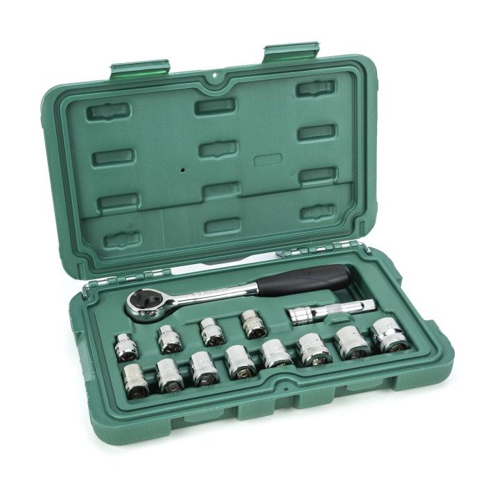 SATA 14 Stk. 3/8” Topplyklasett ST09523