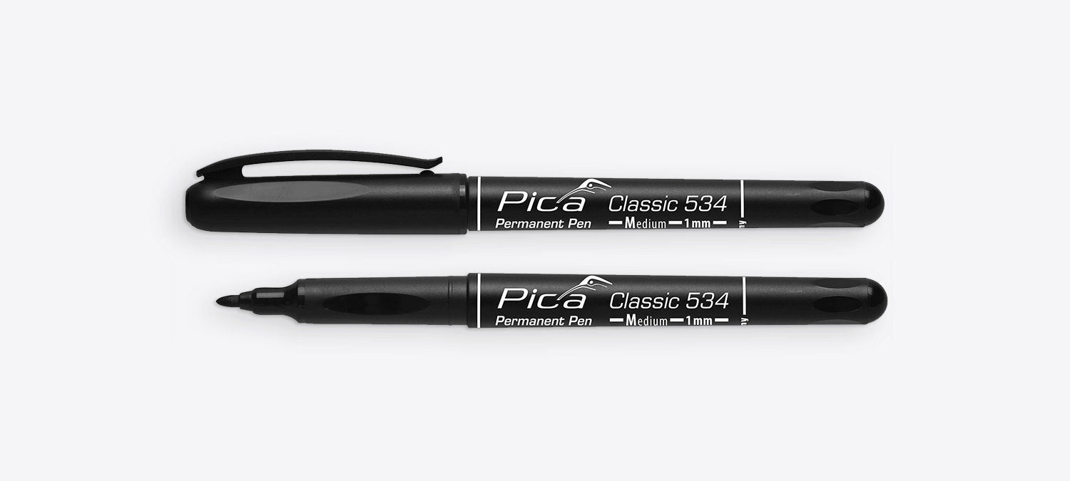 Pica 534/46 Lakkmerkipenni Svartur 1mm