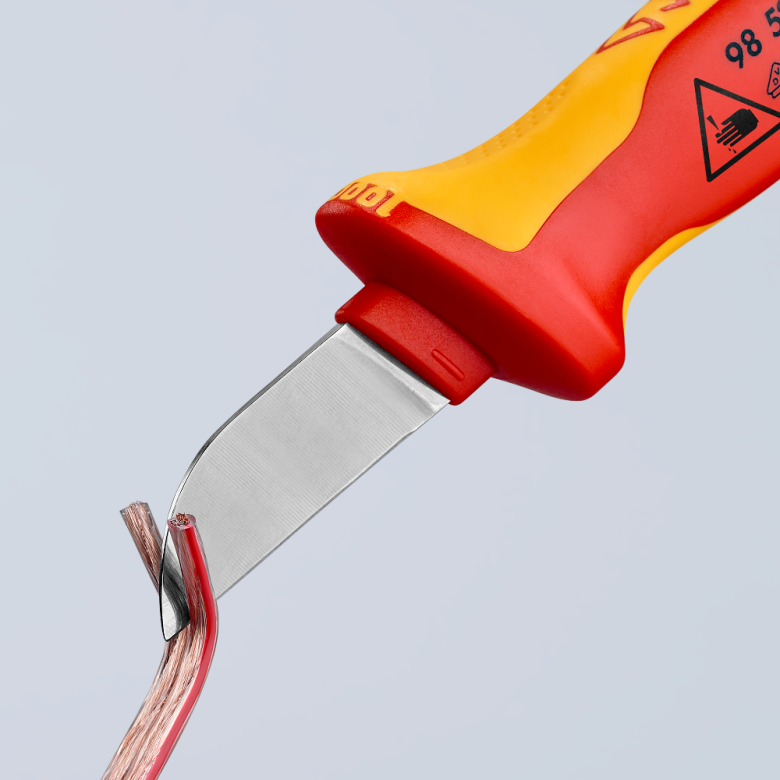 Knipex Afeinangrunarhnífur 180mm VDE