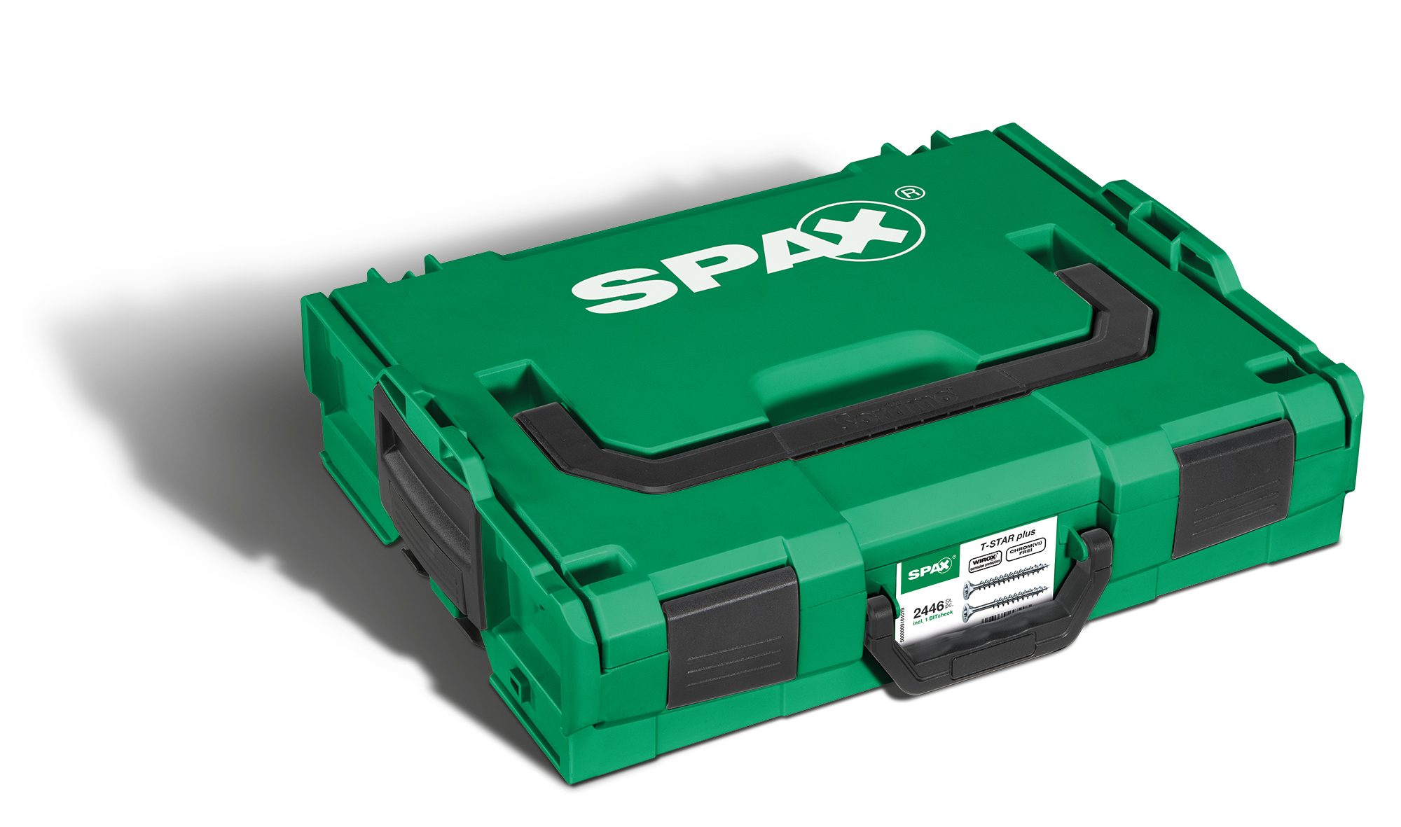 SPAX Skrúfukassi Sortimo 2.446 mismunandi skrúfur