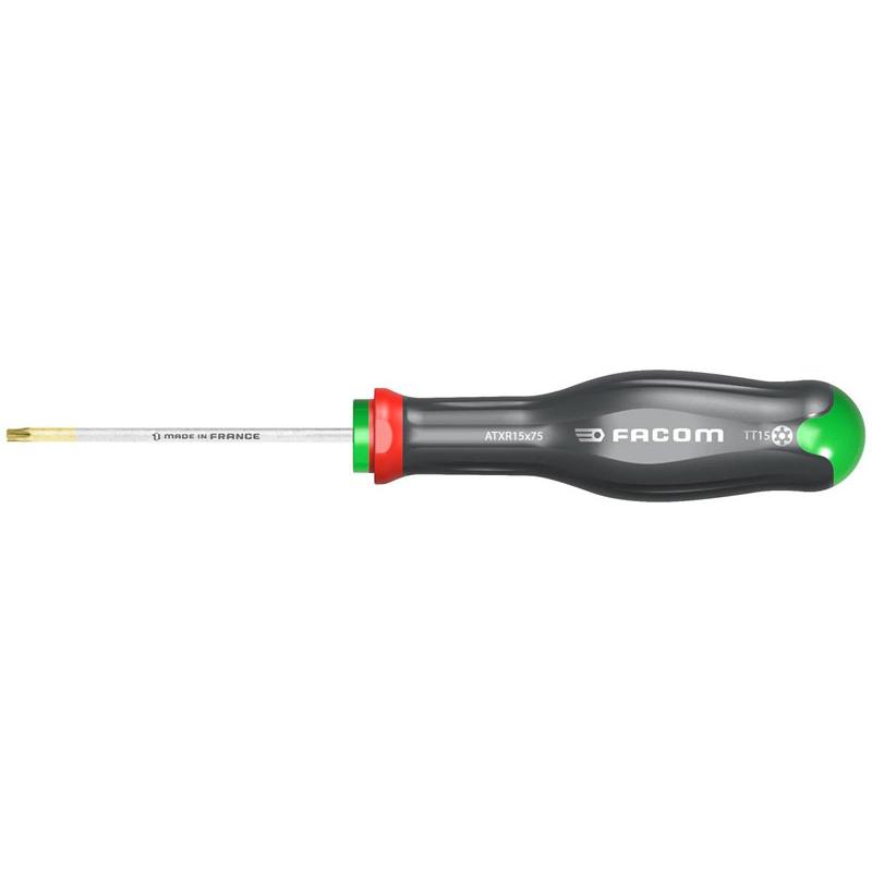 Facom ATXR25x100 Skrúfjárn Torx með gati